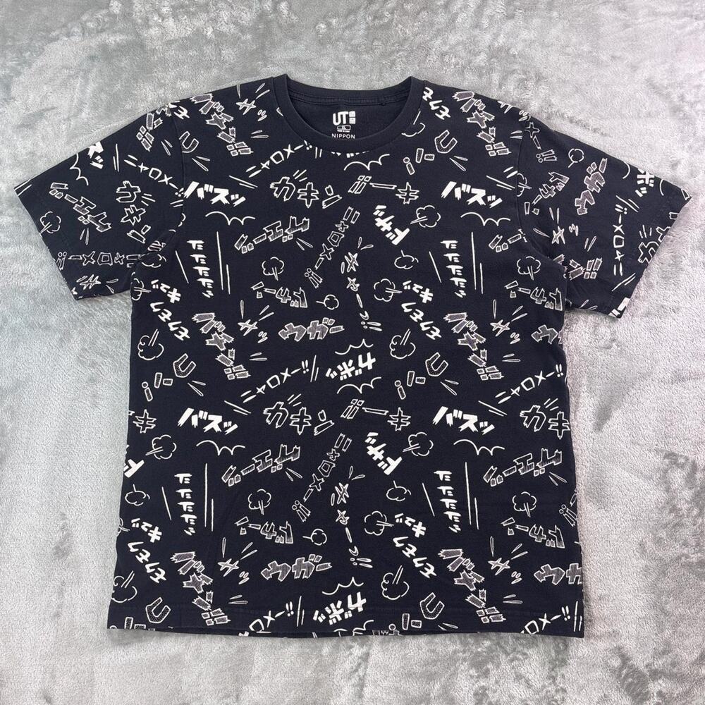 Uniqlo UT Nippon Omiyage Fujio Akatsuka 50th Anniversary T-Shirt Men’s XL Black